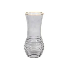 Vaso Romimex Cinzento Vidro 15 x 30 x 15 cm de Romimex, Jarrões - Ref: D1619279, Preço: 20,79 €, Desconto: %