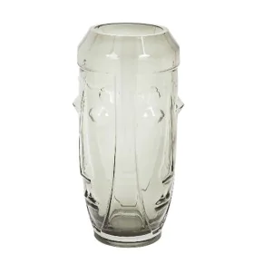 Vase Romimex Gris verre Visage 11 x 30 x 11 cm de Romimex, Vases - Réf : D1619280, Prix : 22,41 €, Remise : %