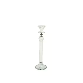 Candleholder Romimex Transparent Glass 9 x 26 x 9 cm by Romimex, Candelabras and candle holders - Ref: D1619284, Price: 17,73...