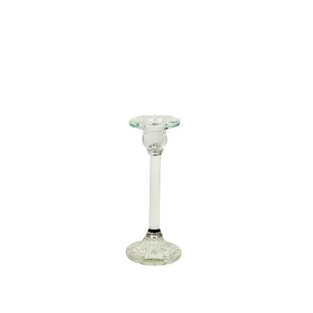 Castiçais Romimex Transparente Vidro 9 x 23 x 9 cm de Romimex, Candelabros e suportes para velas - Ref: D1619286, Preço: 18,6...