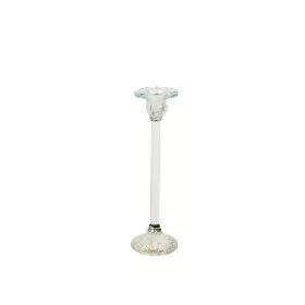 Candleholder Romimex Transparent Glass 9 x 30 x 9 cm by Romimex, Candelabras and candle holders - Ref: D1619288, Price: 22,20...