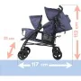 Passeggino per Bambini Bambisol Double Cane Blu Marino di Bambisol, Passeggini compatti - Rif: S7195238, Prezzo: 199,58 €, Sc...