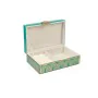 Caja-Joyero Romimex Turquesa Dorado Terciopelo Vidrio 22 x 8 x 14 cm de Romimex, Cajas - Ref: D1619360, Precio: 39,48 €, Desc...