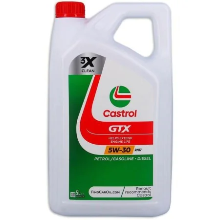 Huile de moteur Castrol GTX Essence Diesel 5W30 5 L de Castrol, Huiles moteur pour auto - Réf : S7195293, Prix : 72,12 €, Rem...