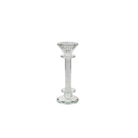 Bougeoir Romimex Argenté verre 8 x 20 x 8 cm de Romimex, Bougeoirs et chandeliers - Réf : D1619382, Prix : 15,98 €, Remise : %