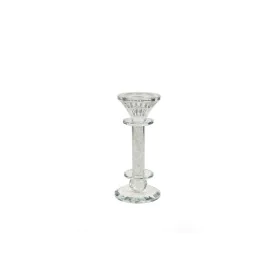 Bougeoir Romimex Argenté verre 8 x 17 x 8 cm de Romimex, Bougeoirs et chandeliers - Réf : D1619383, Prix : 14,33 €, Remise : %