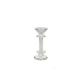 Candleholder Romimex Silver Glass 8 x 17 x 8 cm by Romimex, Candelabras and candle holders - Ref: D1619383, Price: 14,58 €, D...