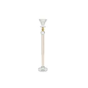 Candleholder Romimex Transparent Glass 6 x 38 x 6 cm by Romimex, Candelabras and candle holders - Ref: D1619384, Price: 24,66...