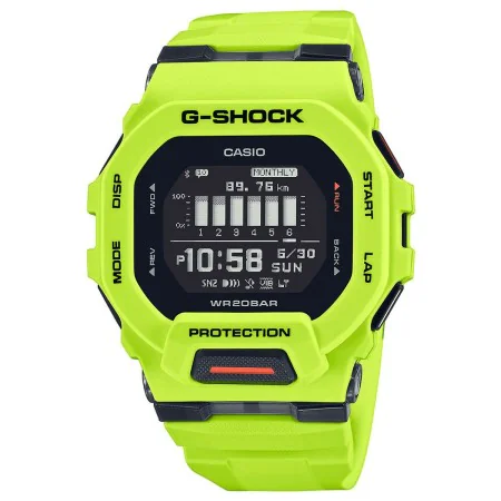 Relógio masculino Casio G-Shock GBD-200-9ER Amarelo Ø 40 mm de Casio G-Shock, Relógios com braselete - Ref: S7195427, Preço: ...