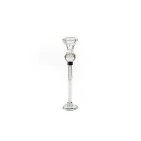 Candleholder Romimex Transparent Glass 6 x 26 x 6 cm by Romimex, Candelabras and candle holders - Ref: D1619387, Price: 13,81...