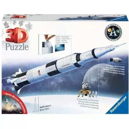 Puzzle Ravensburger Saturn V space rocket de Ravensburger, Puzzles - Ref: S7195477, Preço: 71,70 €, Desconto: %