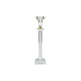 Portavelas Romimex Transparente Vidrio 5 x 26 x 5 cm de Romimex, Candelabros y portavelas - Ref: D1619390, Precio: 17,90 €, D...