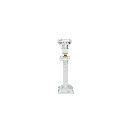 Candleholder Romimex Transparent Glass 5 x 20 x 5 cm by Romimex, Candelabras and candle holders - Ref: D1619392, Price: 13,81...