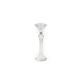 Candleholder Romimex Transparent Glass 7 x 21 x 7 cm by Romimex, Candelabras and candle holders - Ref: D1619394, Price: 12,57...