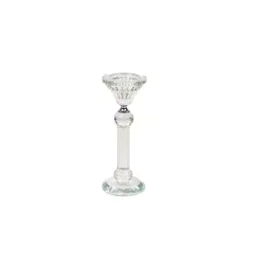 Candleholder Romimex Transparent Glass 7 x 19 x 7 cm by Romimex, Candelabras and candle holders - Ref: D1619395, Price: 11,39...