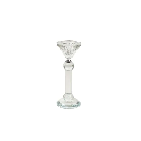 Candleholder Romimex Transparent Glass 7 x 19 x 7 cm by Romimex, Candelabras and candle holders - Ref: D1619395, Price: 11,40...