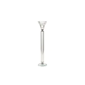 Bougeoir Romimex Transparent verre 6 x 28 x 6 cm de Romimex, Bougeoirs et chandeliers - Réf : D1619396, Prix : 13,84 €, Remis...