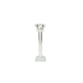 Candleholder Romimex Transparent Glass 6 x 20 x 6 cm by Romimex, Candelabras and candle holders - Ref: D1619401, Price: 13,54...