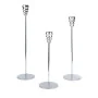 Set de Portavelas Romimex Plateado Metal 32 x 4 x 12 cm 3 Piezas de Romimex, Candelabros y portavelas - Ref: D1619412, Precio...