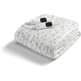 Electric Blanket IMETEC 16631 White/Grey Cotton by IMETEC, Electric blankets and mattress warmers - Ref: S7195617, Price: 177...