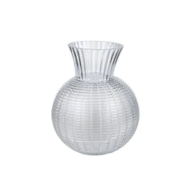 Florero Romimex Transparente Vidrio Rayas 21 x 25 x 21 cm de Romimex, Jarrones - Ref: D1619442, Precio: 18,44 €, Descuento: %