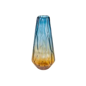 Vase Romimex Blue Amber Glass 20 x 45 x 20 cm by Romimex, Vases - Ref: D1619449, Price: 67,98 €, Discount: %