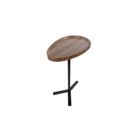 Mesa auxiliar Romimex Marrón Negro Madera Metal 45 x 63 x 30 cm de Romimex, Mesas - Ref: D1619450, Precio: 56,57 €, Descuento: %