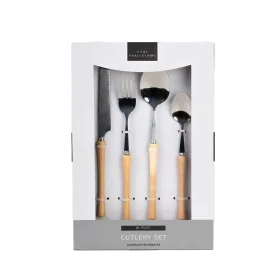 Cutlery set Romimex Silver Metal 28 x 7 x 19 cm 24 Pieces by Romimex, Cutlery sets - Ref: D1619498, Price: 28,47 €, Discount: %