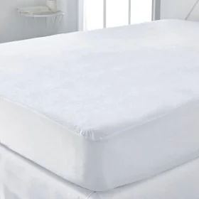 Mattress protector TODAY Waterproof White 140 x 190 cm by TODAY, Mattresses and bed bases - Ref: S7195848, Price: 31,04 €, Di...