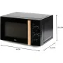 Microondas DOMO Preto 700 W 20 L de DOMO, Micro-ondas simples - Ref: S7195865, Preço: 114,72 €, Desconto: %