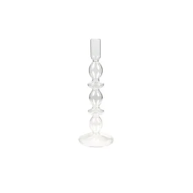 Candleholder Romimex Transparent Glass 9 x 27 x 9 cm by Romimex, Candelabras and candle holders - Ref: D1619540, Price: 12,84...