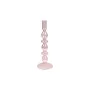 Candleholder Romimex Pink Glass 9 x 27 x 9 cm by Romimex, Candelabras and candle holders - Ref: D1619541, Price: 13,09 €, Dis...