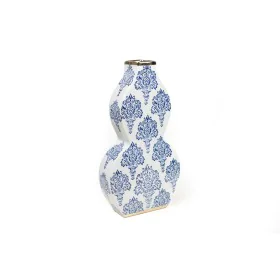 Blumenvase Romimex Blau Weiß Blau/Weiß Porzellan 20 x 38 x 8 cm von Romimex, Vasen - Ref: D1619561, Preis: 70,45 €, Rabatt: %