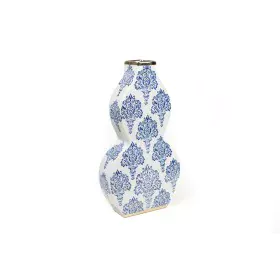 Blumenvase Romimex Blau Weiß Blau/Weiß Porzellan 20 x 38 x 8 cm von Romimex, Vasen - Ref: D1619561, Preis: 70,45 €, Rabatt: %