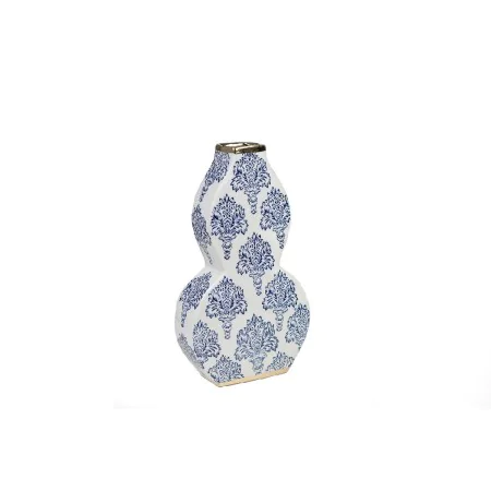 Vase Romimex Bleu Blanc Bleu/Blanc Porcelaine 17 x 30 x 7 cm de Romimex, Vases - Réf : D1619562, Prix : 69,47 €, Remise : %