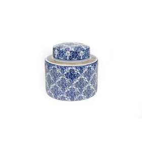 Boîte Romimex Bleu Blanc Porcelaine 20 x 16 x 20 cm de Romimex, Objets de décoration - Réf : D1619571, Prix : 34,92 €, Remise...