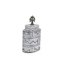 Tin Romimex White Golden Metal Ceramic 16 x 25 x 11 cm With lid by Romimex, Ornaments - Ref: D1619593, Price: 28,82 €, Discou...