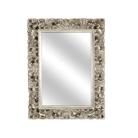 Wall mirror Romimex Silver Resin 60 x 80 x 4 cm by Romimex, Wall-Mounted Mirrors - Ref: D1619612, Price: 142,31 €, Discount: %