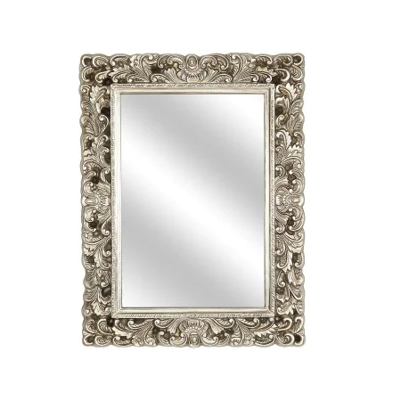 Miroir mural Romimex Argenté Résine 60 x 80 x 4 cm de Romimex, Miroirs muraux - Réf : D1619612, Prix : 136,17 €, Remise : %