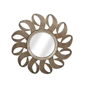 Wall mirror Romimex Silver Resin 44 x 44 x 4 cm Circular by Romimex, Wall-Mounted Mirrors - Ref: D1619625, Price: 61,37 €, Di...