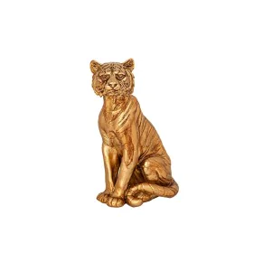 Decorative Figure Romimex Golden Resin Tiger 15 x 21 x 9 cm by Romimex, Collectables - Ref: D1619628, Price: 21,51 €, Discoun...