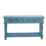 Consola Romimex Azul Madeira de mangueira 130 x 76 x 35 cm de Romimex, Jogos de móveis - Ref: D1619633, Preço: 445,29 €, Desc...