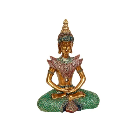 Deko-Figur Romimex Gold Harz Buddha 21 x 29 x 11 cm von Romimex, Sammlerstücke - Ref: D1619649, Preis: 42,20 €, Rabatt: %