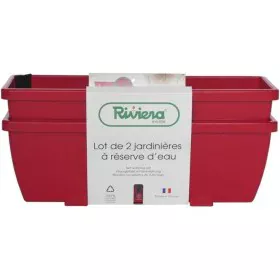 Pot Riss RIV1687434768649 Rouge Plastique Rectangulaire (2 Unités) de Riss, Pots de fleurs - Réf : S7196231, Prix : 48,80 €, ...