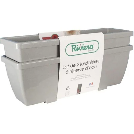 Pot Riss RIV3580796587772 Plastique Rectangulaire de Riss, Pots de fleurs - Réf : S7196257, Prix : 49,69 €, Remise : %