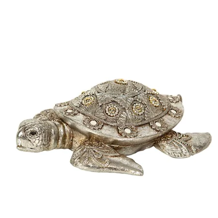 Decorative Figure Romimex Silver Resin Tortoise 25 x 8 x 21 cm by Romimex, Collectables - Ref: D1619660, Price: 32,82 €, Disc...