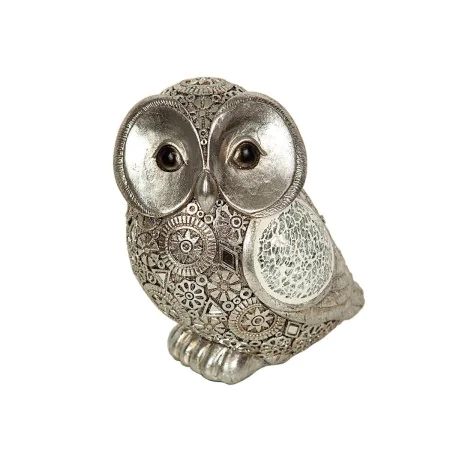 Decorative Figure Romimex Silver Resin Owl 16 x 17 x 11 cm by Romimex, Collectables - Ref: D1619667, Price: 29,25 €, Discount: %