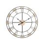 Wall Clock Romimex Black Natural Wood Metal 50 x 50 x 5 cm by Romimex, Wall Clocks - Ref: D1619674, Price: 69,20 €, Discount: %