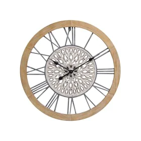 Horloge Murale Romimex Noir Beige Bois Métal 50 x 50 x 5 cm de Romimex, Pendules murales - Réf : D1619676, Prix : 84,68 €, Re...