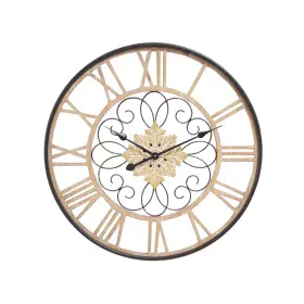 Horloge Murale Romimex Noir Bois Métal 50 x 50 x 5 cm de Romimex, Pendules murales - Réf : D1619677, Prix : 94,53 €, Remise : %